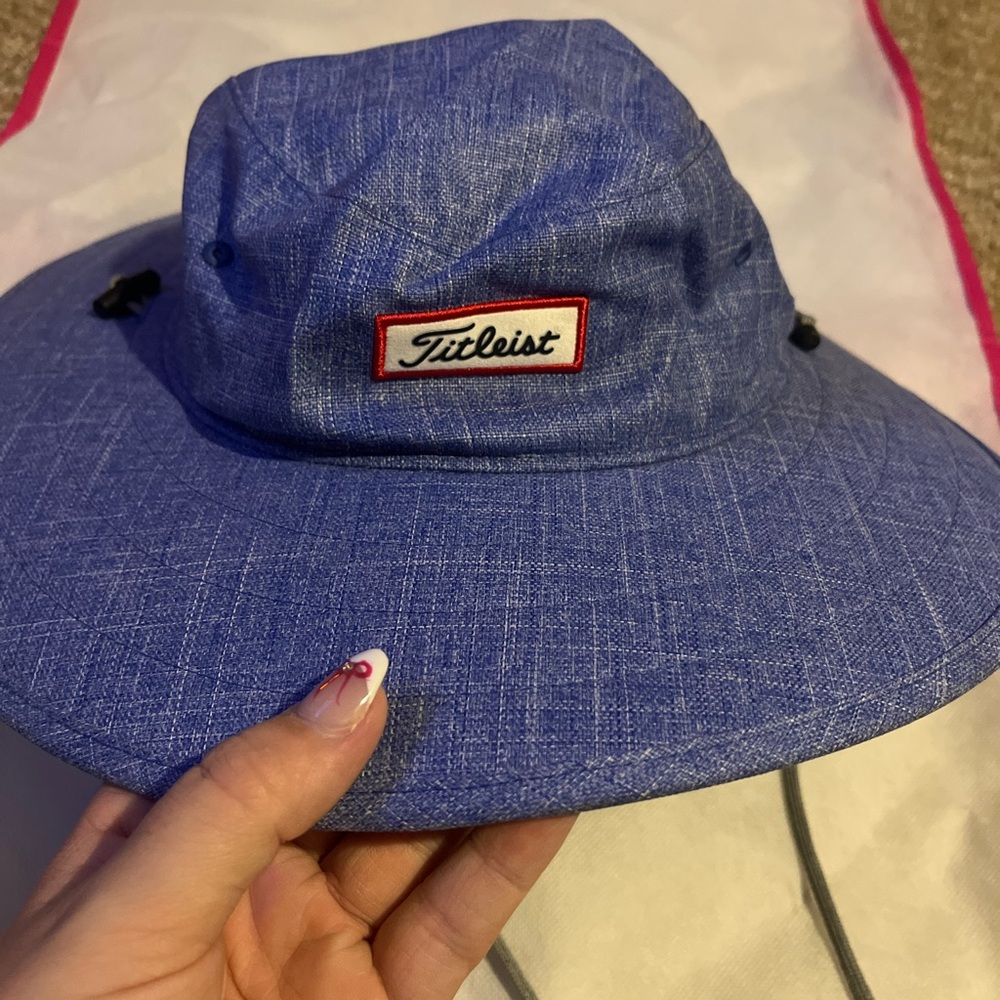 Blue Titleist Bucket Hat